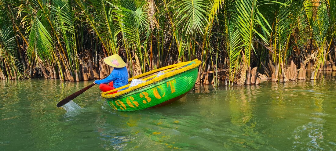 Basket Boat Ride in the Coconut Forest, Hoi An, Hoi An, Coconut Forest, basket boat