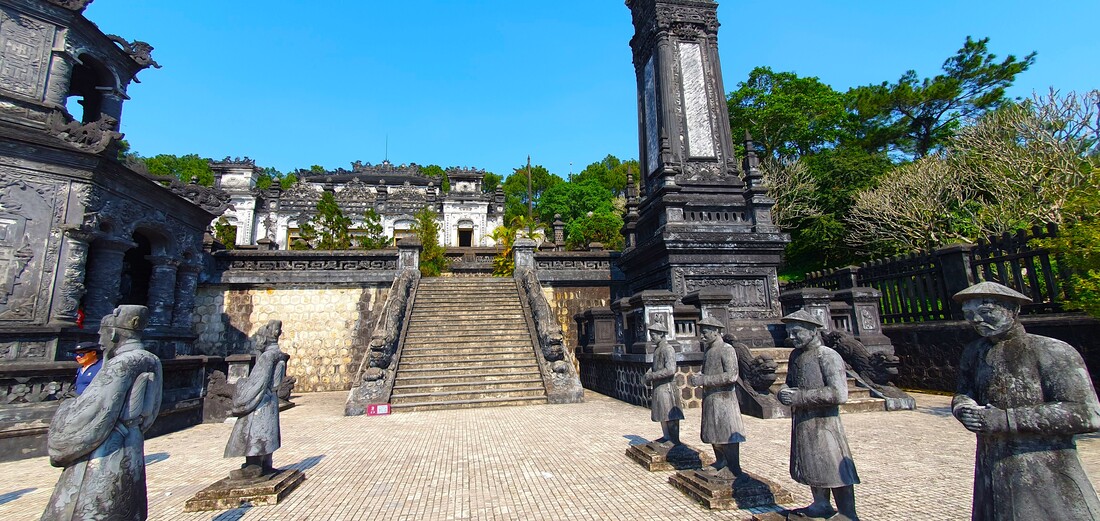 Mausoleum of Emperor Khai Dinh, central vietnam, ancient capital, vietnam ancient, vietnam historical sites, 