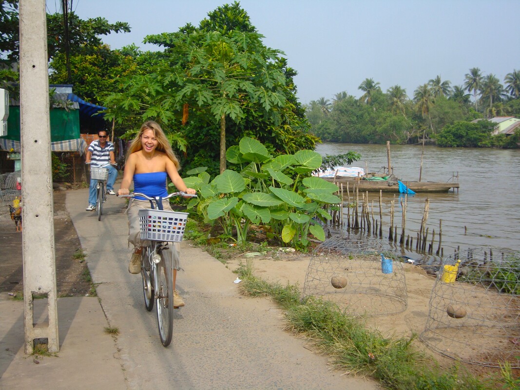 Mekong River Area by bike